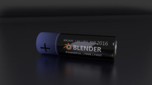 Blender battery preview image